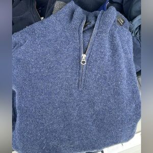 Jcrew cashmere 1/4 zip large